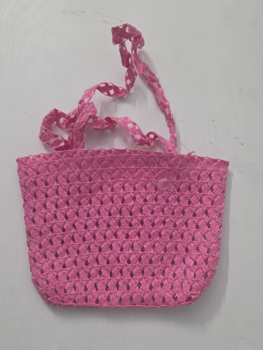 Source Unknown Pink Woven Kids Shoulder Bag